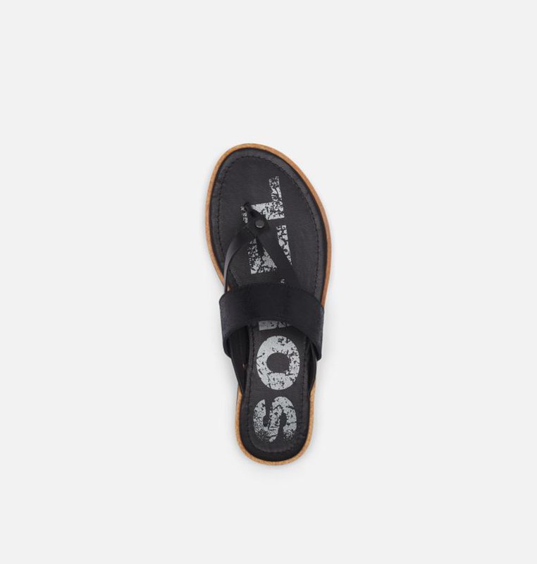 Sorel Dam Sandaler Mintgröna - Ella™ Flip Flat - RCQ-185206